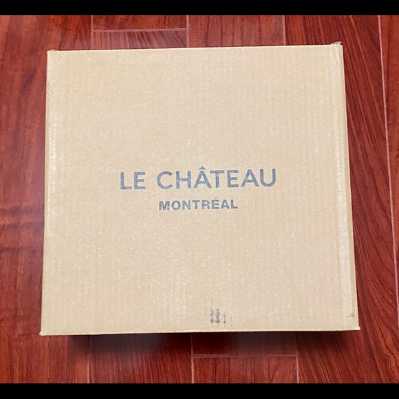 LE CHATEAU - Suede Block Ankle Heeled Booties (NEW) - Picture 9 of 9